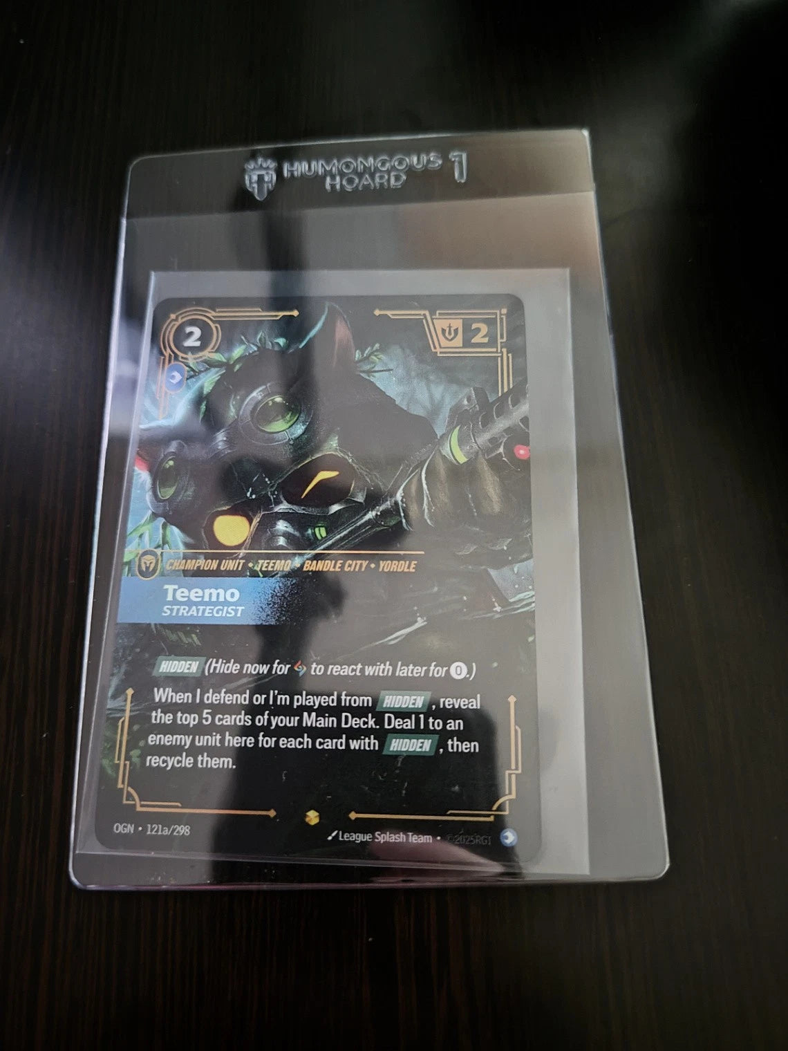 Teemo - Strategist (Alternate Art) 121a/298 Riftbound TCG Origins NM League of