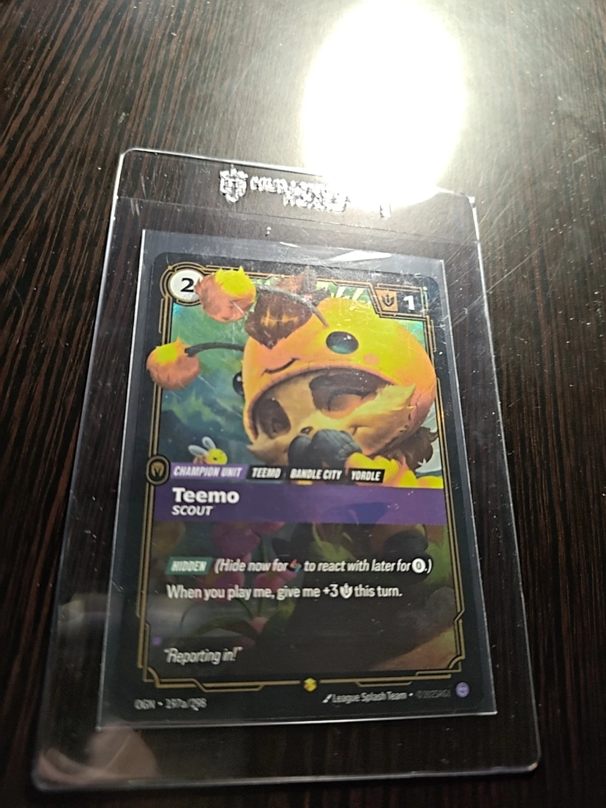 Riftbound TCG League of Legends Teemo 197a/298 Origins NM FOIL