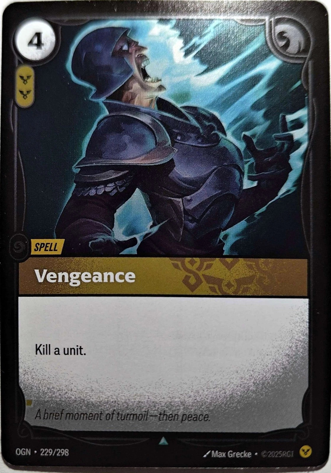 Vengeance 229/298 Riftbound TCG Origins NM League of Legends Foil
