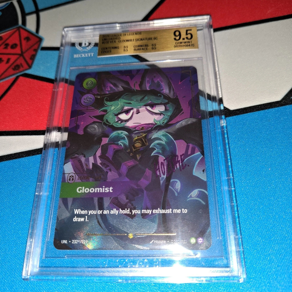 Vex Gloomist Overnumbered 232*/221 Riftbound TCG Unleashed BGS 9.5 GRADED Beckett