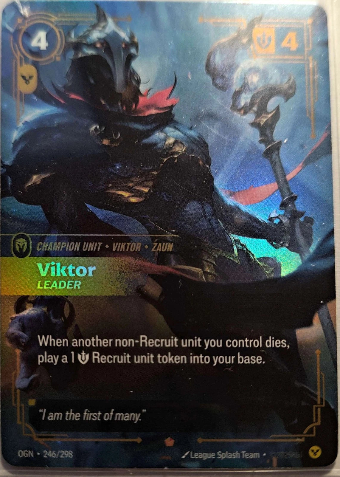 Viktor - Leader 246/298 Riftbound TCG Origins NM League of Legends