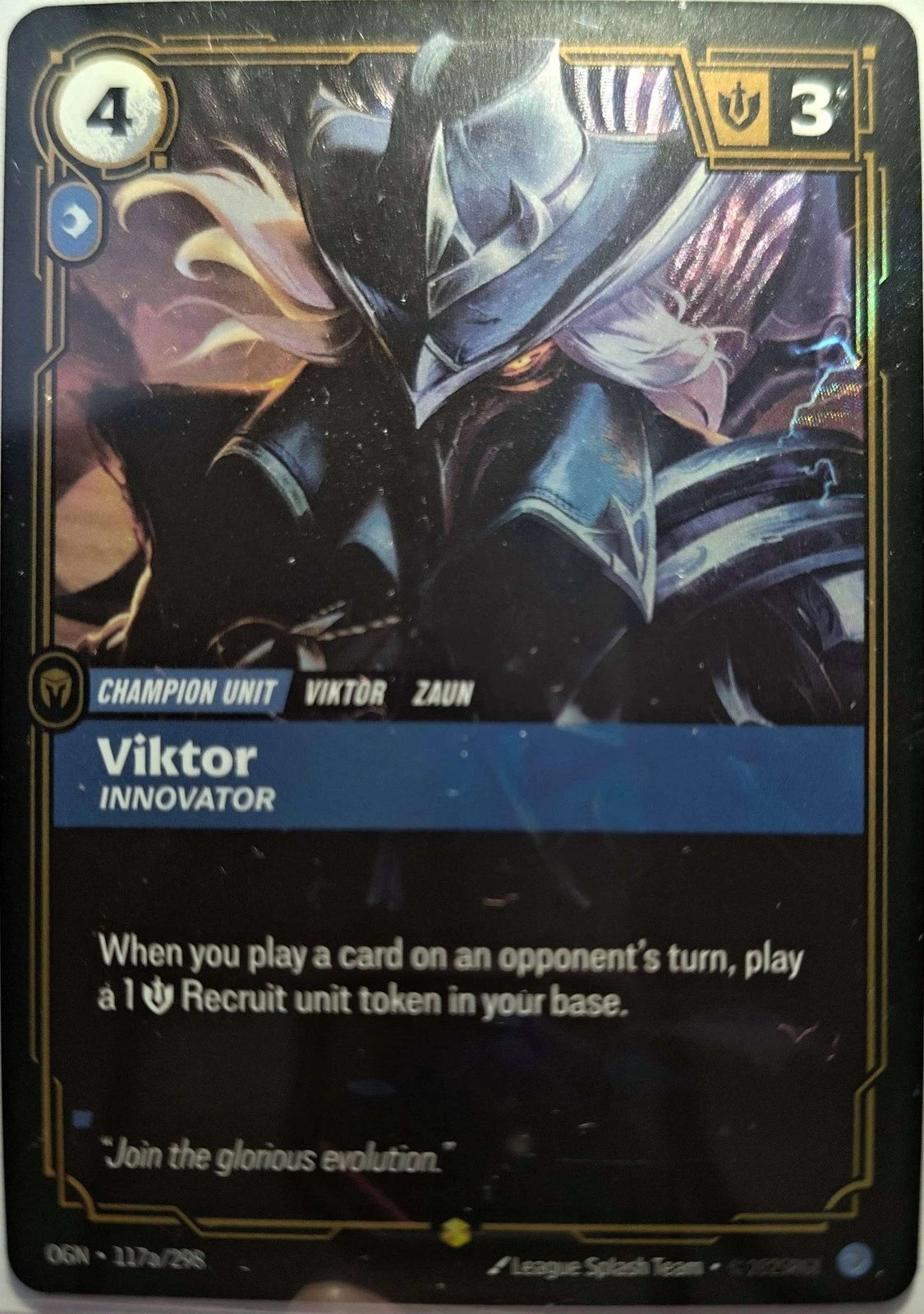 Viktor - Innovator Alternate Art 117a/298 Riftbound TCG Origins NM League