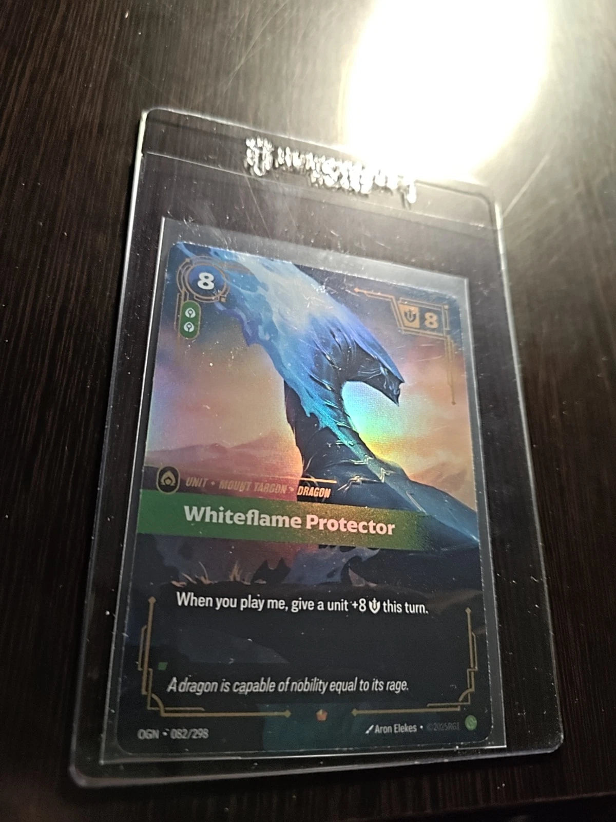 Riftbound TCG League of Legends Whiteflame Protector 082/298 Origins NM FOIL