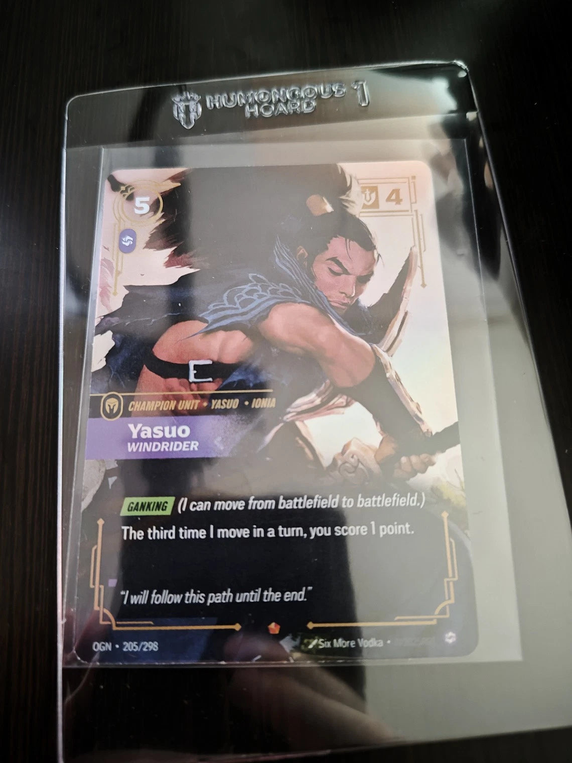 Yasuo - Windrider 205/298 Riftbound TCG Origins NM League of Legends